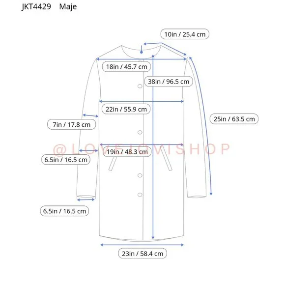 RunwayMaje Ombre Mid Length Black White Teddy CoatStreetwear Glam$755